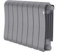 Радиатор биметаллический Royal Thermo Infinity 300 Silver Satin VR80 - 8 секц.