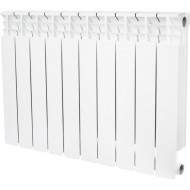 Радиатор биметаллический секционный Space 500 10 секций, боковое подключение STOUT