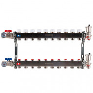 Коллектор с клапанами в сборе на 10 контура Rommer