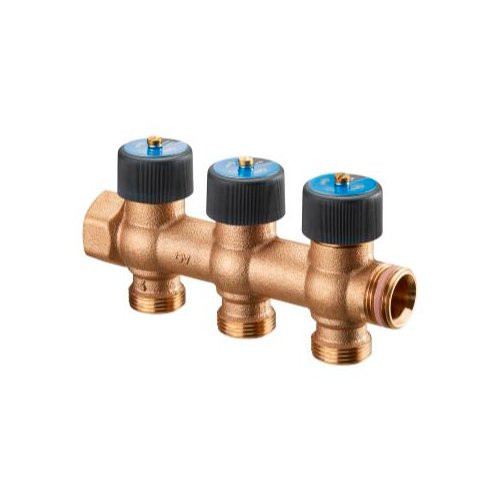 Гребенка "Multidis R" бронза на 3 контура G3/4"хG3/4" Oventrop