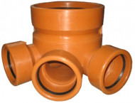 Кинета к гофротрубам Ø315x110 мм проходная (3/1)