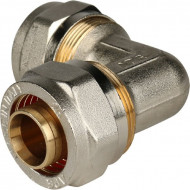 Угольник 90° 32х32 для металлопластиковых труб, STOUT Угольник 90° 32х32 для металлопластиковых труб, STOUT