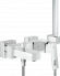 Смеситель для ванны с душем Grohe Eurocube 23141000 Смеситель для ванны с душем Grohe Eurocube 23141000