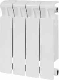 Радиатор биметаллический монолитный Rifar Monolit 350 4 секции, боковое подключение