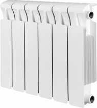 Радиатор биметаллический монолитный Rifar Monolit 350 6 секций, боковое подключение