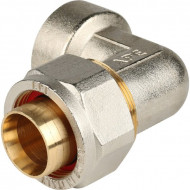 Угольник-переходник с внутренней резьбой 26х3/4" для металлопластиковых труб, STOUT Угольник-переходник с внутренней резьбой 26х3/4" для металлопластиковых труб, STOUT