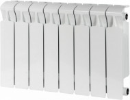 Радиатор биметаллический монолитный Rifar Monolit 350 8 секций, боковое подключение