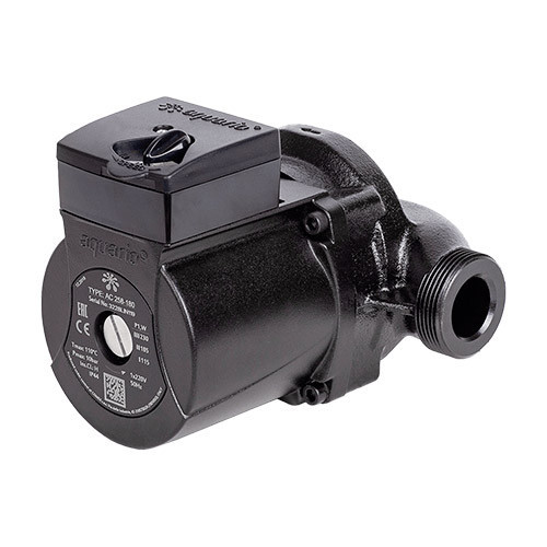 Циркуляционный насос Aquario AC 25-8 180 с гайками Циркуляционный насос Aquario AC 25-8 180 с гайками