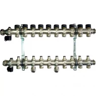 Гребенка "Multidis SF" со регулирующими вставками на 10 контура 1" Oventrop