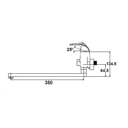 Смеситель для ванны Nova 23055 B Kaiser Chrome Смеситель для ванны Nova 23055 B Kaiser Chrome