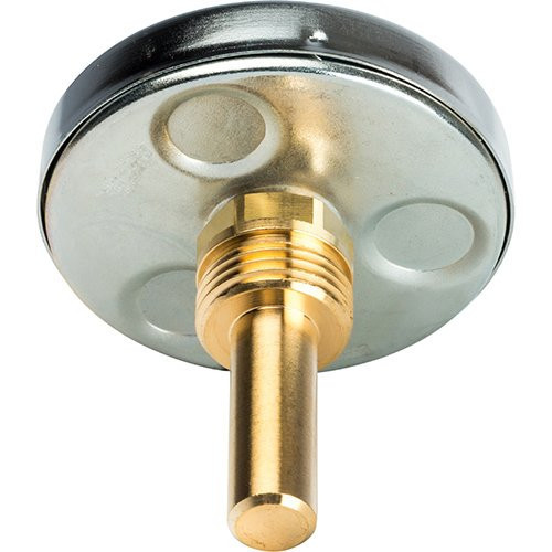 Термометр биметаллический с погружной гильзой 75мм 1/2" корпус 63мм Stout