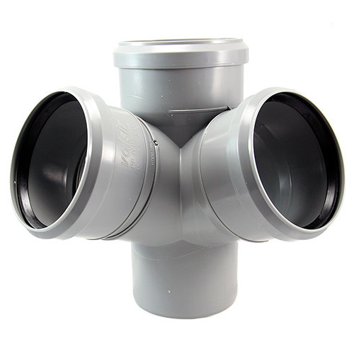 Крестовина двухплоскостная ф110х110х110 67° Sinikon Standart