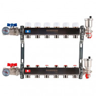 Коллектор с клапанами в сборе на 6 контура Rommer