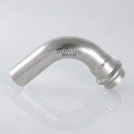 Угольник Valtec Inox 90° из нержавеющей стали однораструбный 35 мм в/н