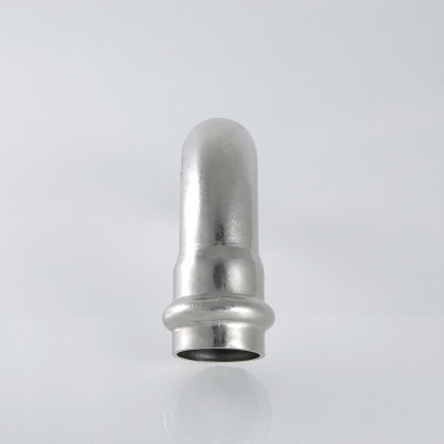 Угольник Valtec Inox 90° из нержавеющей стали однораструбный 35 мм в/н