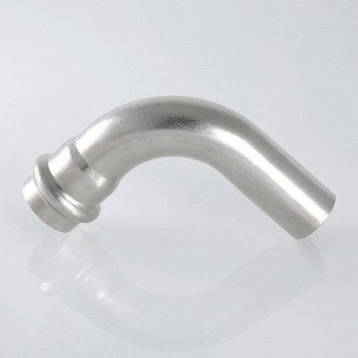 Угольник Valtec Inox 90° из нержавеющей стали однораструбный 35 мм в/н