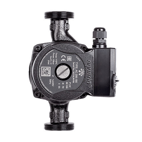 Циркуляционный насос Aquario AC 25-6 180 с гайками Циркуляционный насос Aquario AC 25-6 180 с гайками