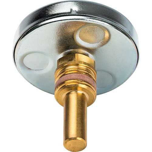 Термометр биметаллический с погружной гильзой 50мм 1/2" корпус 63мм, резьба с самоуплотнением Stout