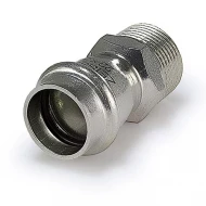 Пресс-соединитель Zeissler ф22х1/2" ВПр-НР из нержавеющей стали Пресс-соединитель Zeissler ф22х1/2" ВПр-НР из нержавеющей стали
