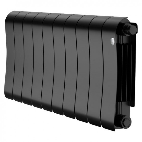 Радиатор биметаллический Royal Thermo Infinity 300 Noir Sable VR80 - 12 секц.
