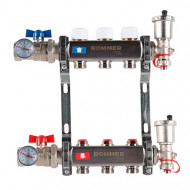 Коллектор с клапанами в сборе на 3 контура Rommer