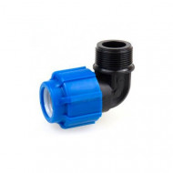 Угольник ПНД ф25х1/2" НР Политэк