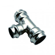 Пресс-тройник Rommer ф28х22х22 ВПр нержавеющая сталь Пресс-тройник Rommer ф28х22х22 ВПр нержавеющая сталь