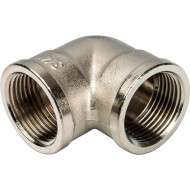 Угольник никелированный Stout 3/4" ВР-ВР