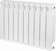 Радиатор биметаллический монолитный Rifar Monolit 500 10 секций, боковое подключение