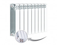 Радиатор биметаллический секционный Rifar Base Ventil 500 9 секций, нижнее правое подключение Радиатор биметаллический секционный Rifar Base Ventil 500 9 секций, нижнее правое подключение