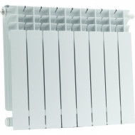 Радиатор биметаллический TITAN VENTIL 500 11 секций, нижнее правое, белый RAL 9016 STOUT Радиатор биметаллический TITAN VENTIL 500 11 секций, нижнее правое, белый RAL 9016 STOUT