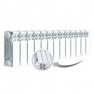 Радиатор биметаллический секционный Rifar Base Ventil 200 13 секций, нижнее правое подключение Радиатор биметаллический секционный Rifar Base Ventil 200 13 секций, нижнее правое подключение
