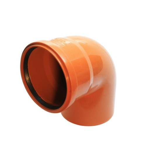 Отвод Ø110×90° рыжий Flextron