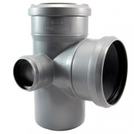 Крестовина левая двухплоскостная ф110х110х50 87° Sinikon Standart