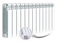 Радиатор биметаллический секционный Rifar Base Ventil 500 13 секций, нижнее правое подключение Радиатор биметаллический секционный Rifar Base Ventil 500 13 секций, нижнее правое подключение