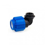 Угольник ПНД ф20х3/4" ВР Политэк