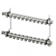 Гребенка "Multidis SH" из нержавеющей стали на 12 контура 1" Oventrop