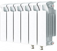 Радиатор биметаллический монолитный Rifar Monolit Ventil 350 6 секций, нижнее правое подключение Радиатор биметаллический монолитный Rifar Monolit Ventil 350 6 секций, нижнее правое подключение