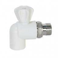 Кран для радиатора угловой PPR 25-Rp3/4" SPK