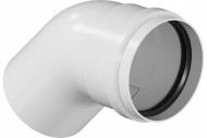 Отвод 45° конденсационный D80 (п-м)