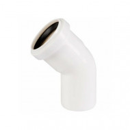 Отвод ф32 45° Ostendorf HTB белый Отвод ф32 45° Ostendorf HTB белый