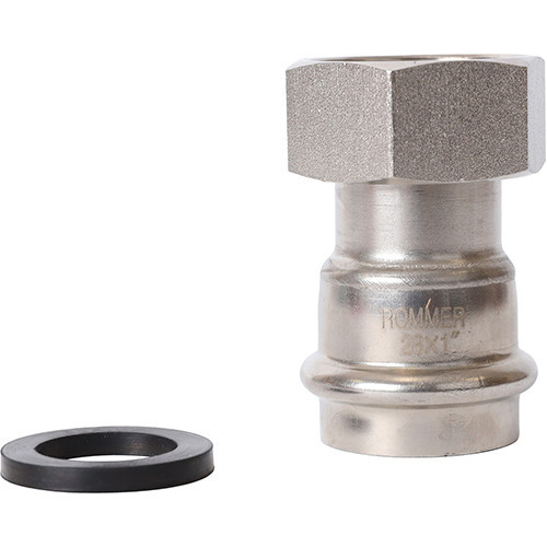 Пресс-соединитель НГ Rommer ф28х1" ВПр-ВР нержавеющая сталь Пресс-соединитель НГ Rommer ф28х1" ВПр-ВР нержавеющая сталь
