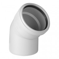 Отвод бесшумный ф110/110х45° Stout