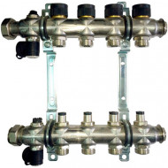 Гребенка "Multidis SF" со регулирующими вставками на 4 контура 1" Oventrop