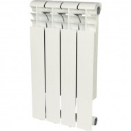 Радиатор алюминиевый секционный Profi 500 4 секции, боковое подключение Ral 9016 ROMMER Радиатор алюминиевый секционный Profi 500 4 секции, боковое подключение Ral 9016 ROMMER