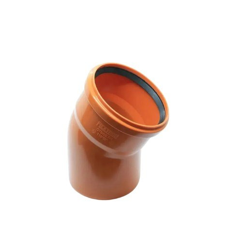 Отвод Ø200×30° рыжий Flextron
