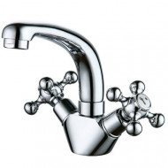 Смеситель двухвентильный для умывальника GZ 09011 Ganzer