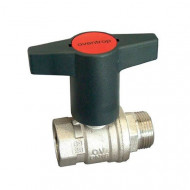 Кран шаровой с пласмас. маховиком Oventrop 1/2" ВН Optibal