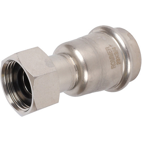 Пресс-соединитель НГ Rommer ф28х3/4" ВПр-ВР нержавеющая сталь Пресс-соединитель НГ Rommer ф28х3/4" ВПр-ВР нержавеющая сталь