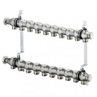 Гребенка "Multidis SH" из нержавеющей стали на 10 контура 1" Oventrop